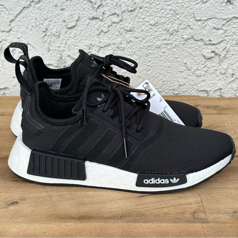 Adidas Junior NMD_R1 REFINED SHOES, brand new, all black, kids size 5.5